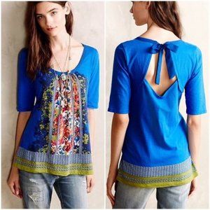 🌸3 for $27🌸 Anthropologie Brilliant Bowknot Top